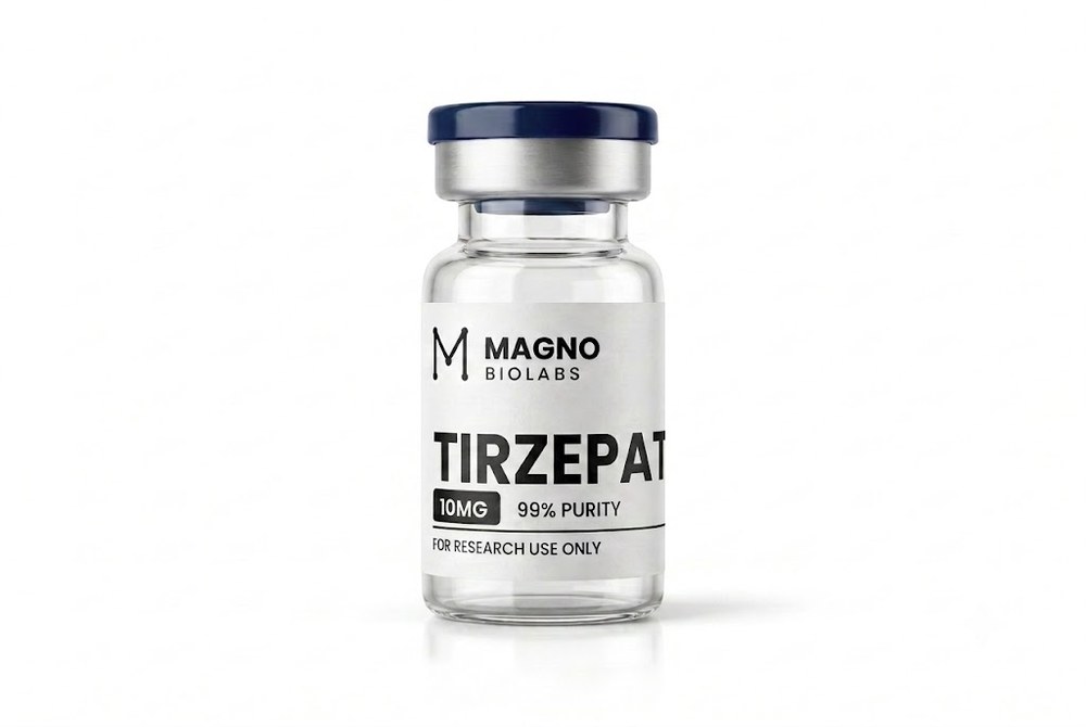 Vial de Tirzepatide 10 mg - pureza 99% - Magno Biolabs